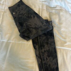 Lululemon Align Leggings Gray/Black Graphite